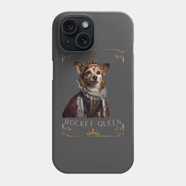 THE QUEEN DOG Phone Case by INNOVA CREATIONS