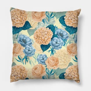 Spring garden watercolor 2 Pillow