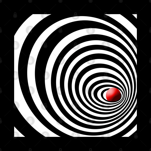 Time Tunnel Op Art by 2HivelysArt