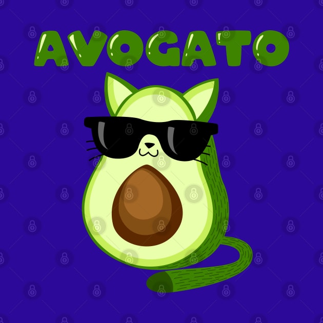 Avogato Funny Avocado Cat Lover by aneisha