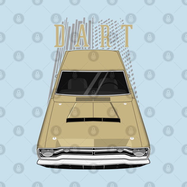 Discover Dodge Dart 1968 - beige - Dodge Dart 1968 Beige - T-Shirt