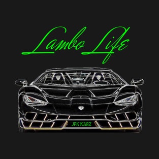 Lambo Life Lamborghini Sports Car Front End T-Shirt