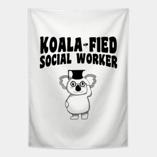 Koala-fied Social Worker Tapestry