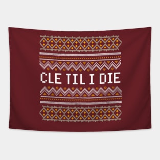 CLE Til I Die - Christmas Edition Tapestry