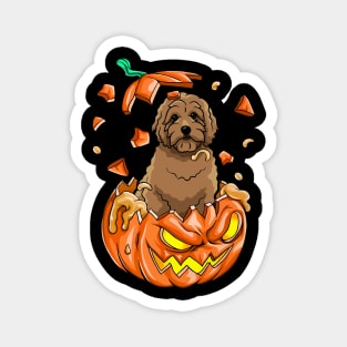 Doodle In The Pumpkin tshirt halloween costume funny gift t-shirt Magnet