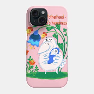 Motherhood it is happiness Phone Case