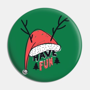 Santa Hat Pin