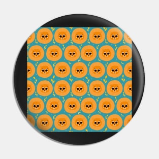 Childish cute lion pattern Pin