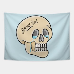 Forever Sad, Cry Skull, Reaper and Bones Tapestry