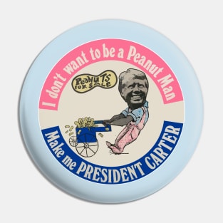 JIMMY CARTER ))(( Vintage Presidential Peanut Man Campaign Pin