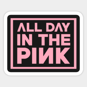 Black Pink Sticker