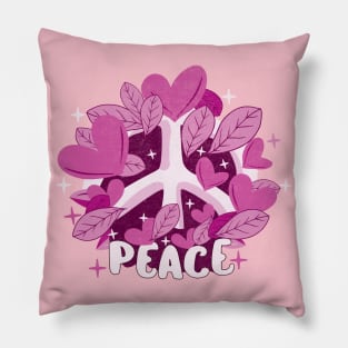 Floral Peace Pillow