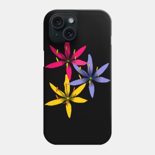 tropical flowers Phone Case