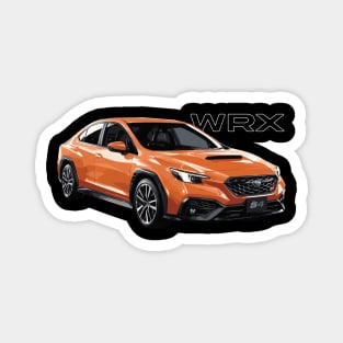 subie VB WRX S4 solar orange Magnet