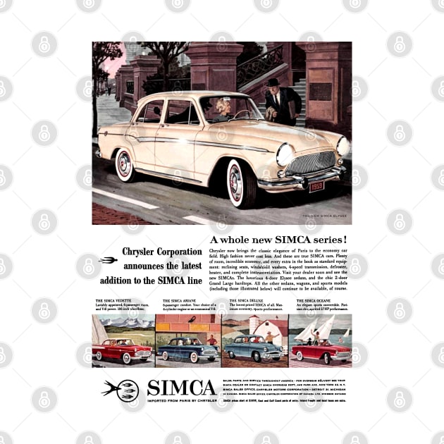 1959 SIMCA ELYSEE - advert by Throwback Motors