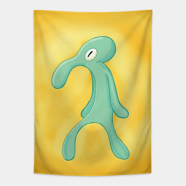 Bold and brash tapestry top