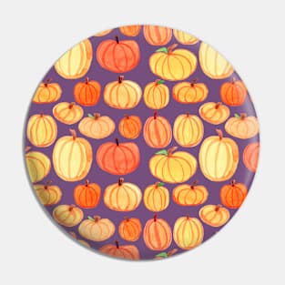 Purple Pumpkin Patch Pin