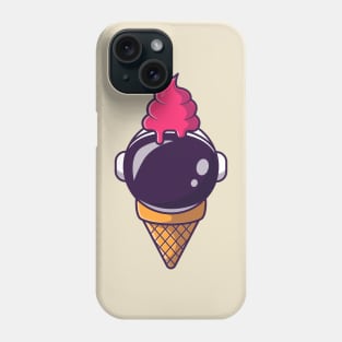 Cute Astronaut Ice Cream Phone Case