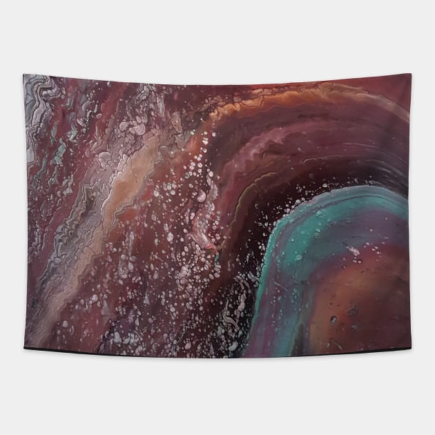Agate Waterfall Tapestry by CharismaCat