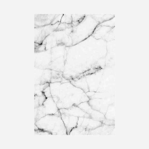 Pure White Marble by fivemmPaper