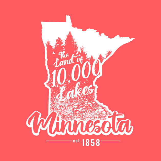 Minnesota The Land of 10,000 Lakes by 2891 Design