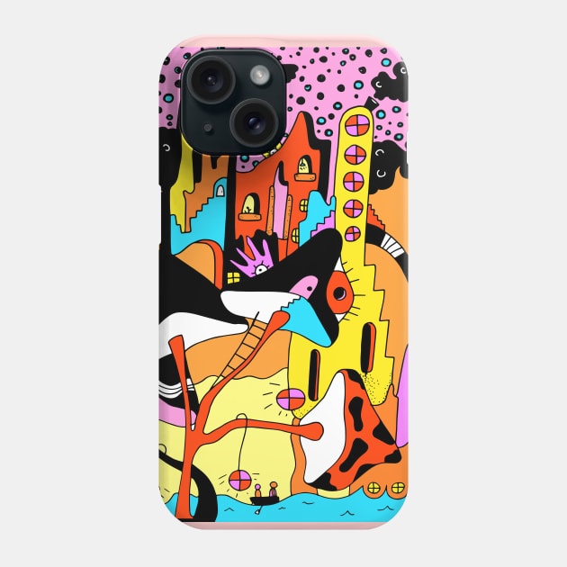 Mushroom Motel Phone Case by ShelbyWorks