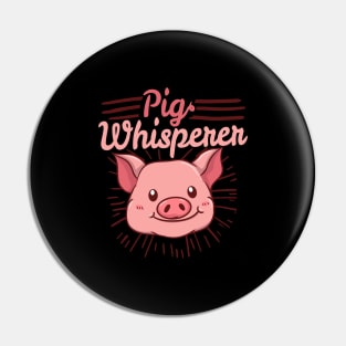 Pig Whisperer Farmer Pin