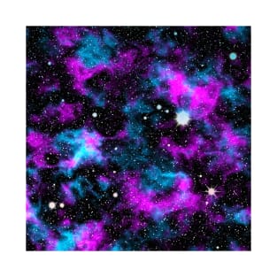 Neon Galaxy Deep Space Sky T-Shirt