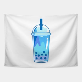 Blue boba Tapestry