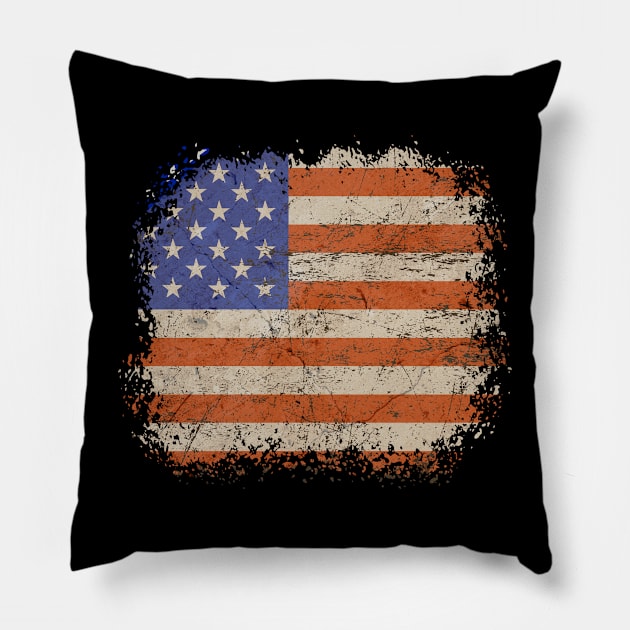 American Flag Pillow by D's Tee's