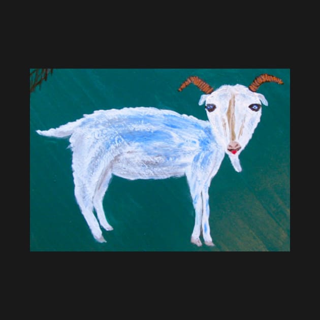 Space goats front breast only by Painted Goats