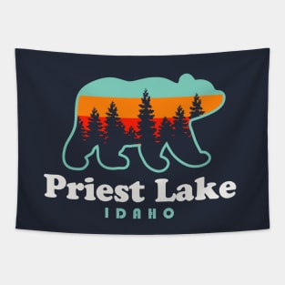 Priest Lake Idaho Camping Bear Spokane Washington Tapestry