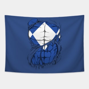 Blue Ranger ripped Tapestry