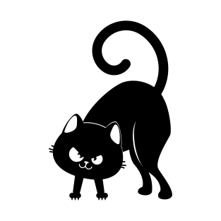 Ominous black cat T-Shirt