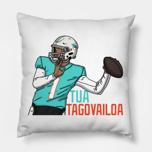 Tua Tagovailoa Comic Style Pillow