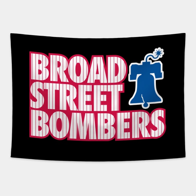 Broad Street Bombers 1 - Black Tapestry by KFig21