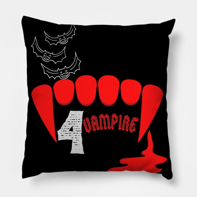 4 vampire Pillow by Benlamo