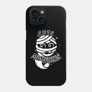 Cute Munchkin Mummy (The Mumchkin) (plain colour) Phone Case