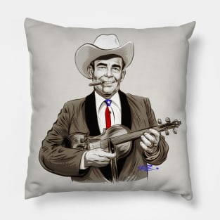 Bob Wills - An illustration by Paul Cemmick Pillow