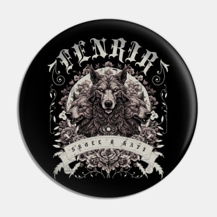 Fenrir Wolf Pin