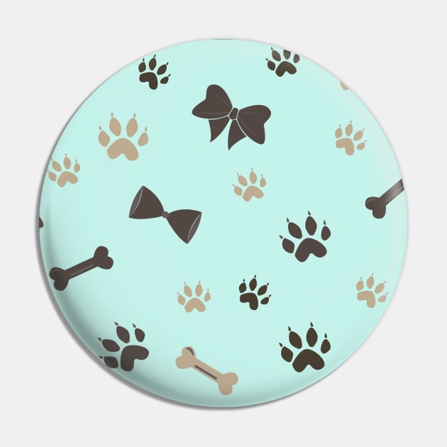 Paw Pattern Pin by Creative Meadows