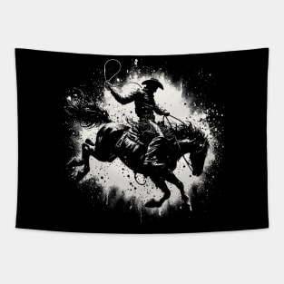 Rodeo Cowboy Rider Tapestry