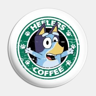 bluey coffee Pin