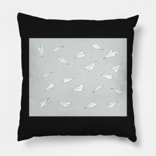 Paper planes pattern Pillow