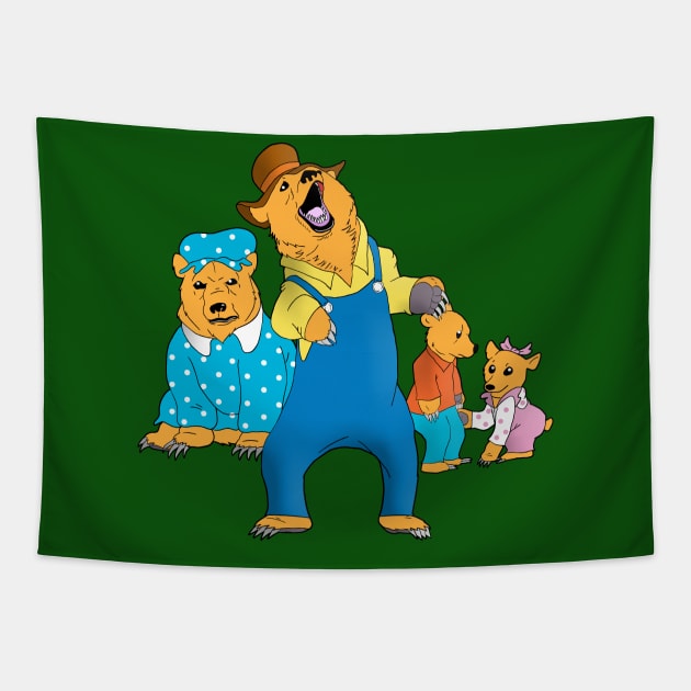 Welcome to Bear Country Tapestry by looeyq