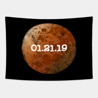 January 21st 2019 Lunar Eclipse  | 2019 Lunar Eclipse Tapestry