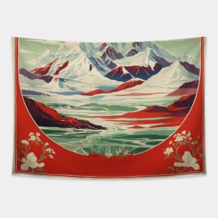 Petropavlovsk Kamchatsky Russia Vintage Tourism Poster Tapestry