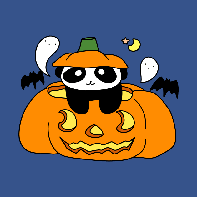 Jack O' Lantern Panda by saradaboru