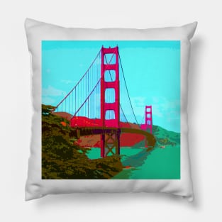 Golden Gate Bridge 001 Pillow