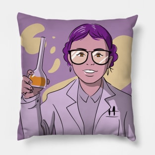The Future is Female | Women in Stem | Woman Chemist Pillow